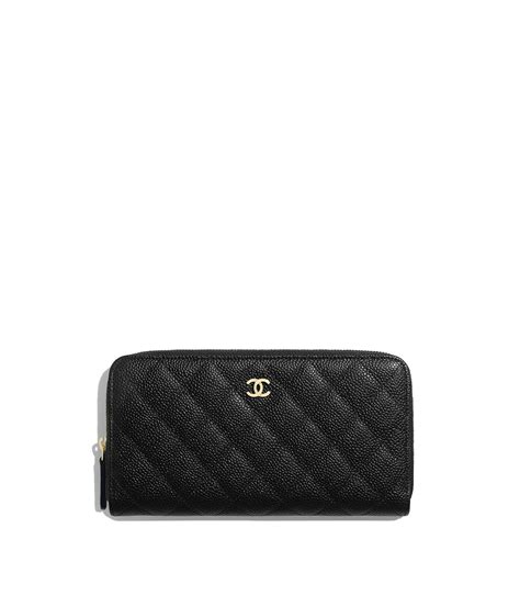 chanel small wallet classic|Chanel classic long zipped wallet.